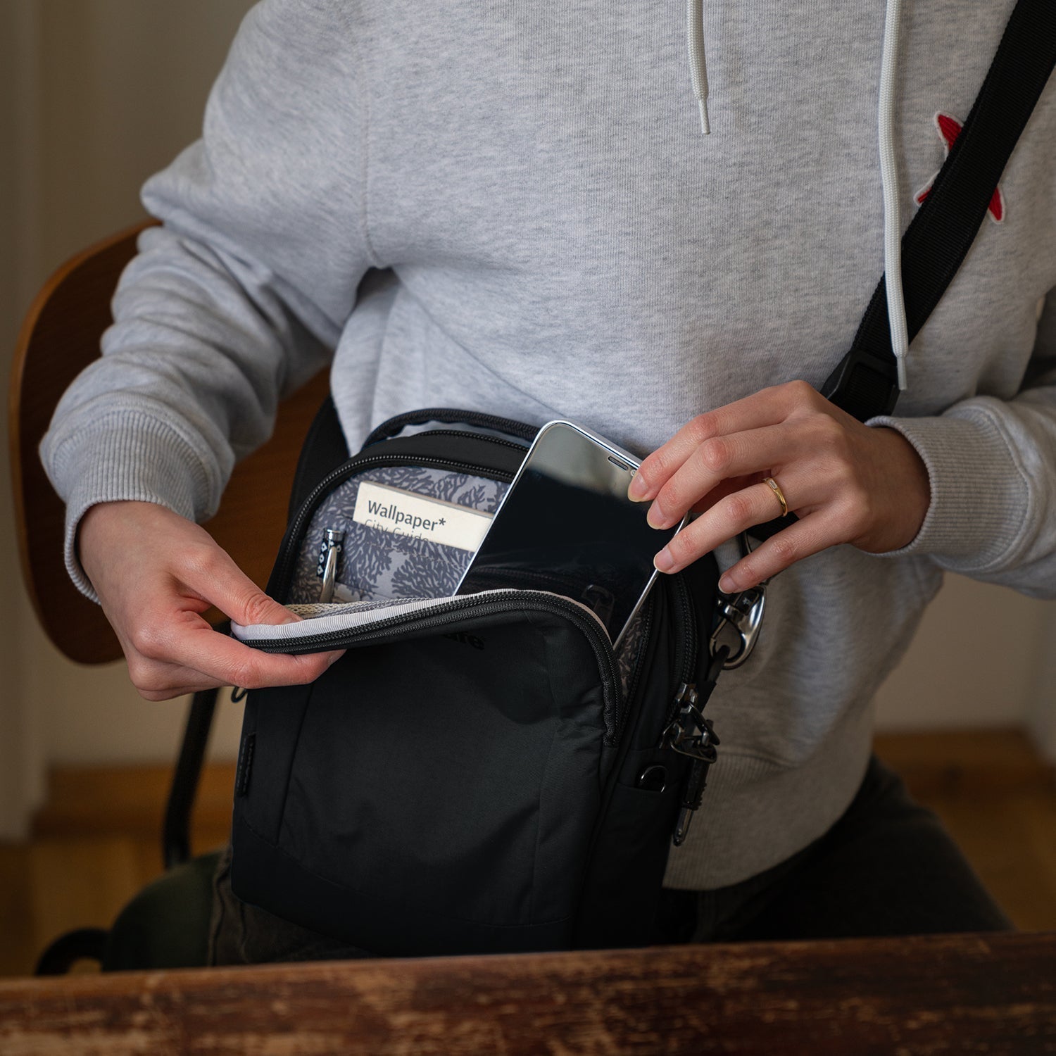 Product image of Pacsafe® LS100 anti-theft crossbody bag