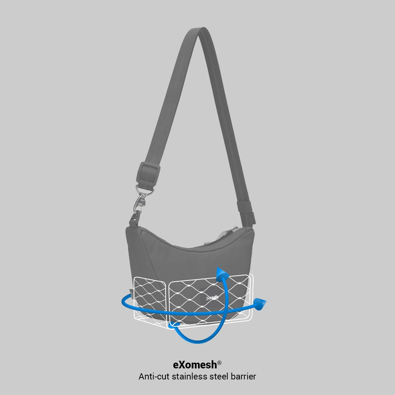 Pacsafe® GO anti theft lunar crossbody, Stone