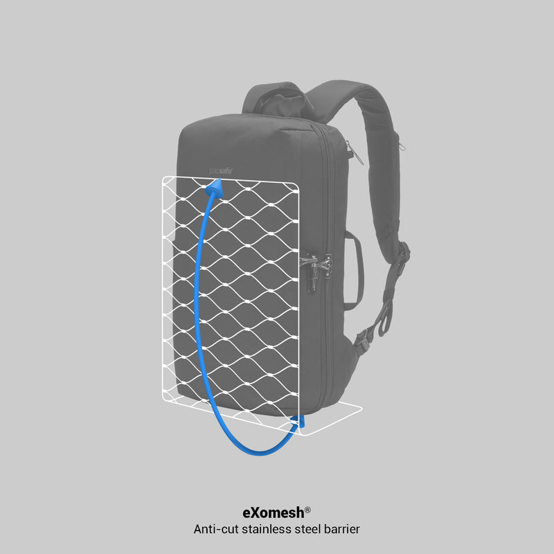 Pacsafe® V anti-theft Commuter Backpack (Fits 13" / 16" Laptop), Black