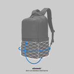 Pacsafe® X 25L anti-theft backpack, Black