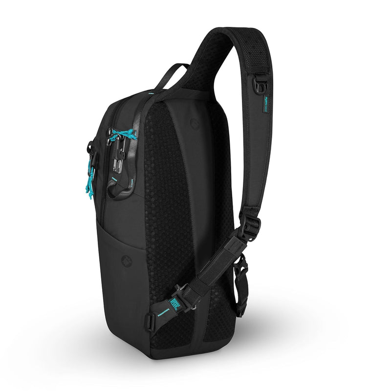 Pacsafe® ECO 12L anti-theft sling backpack, Black