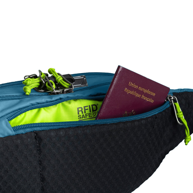 Pacsafe® ECO anti-theft waist pack, Tidal Teal