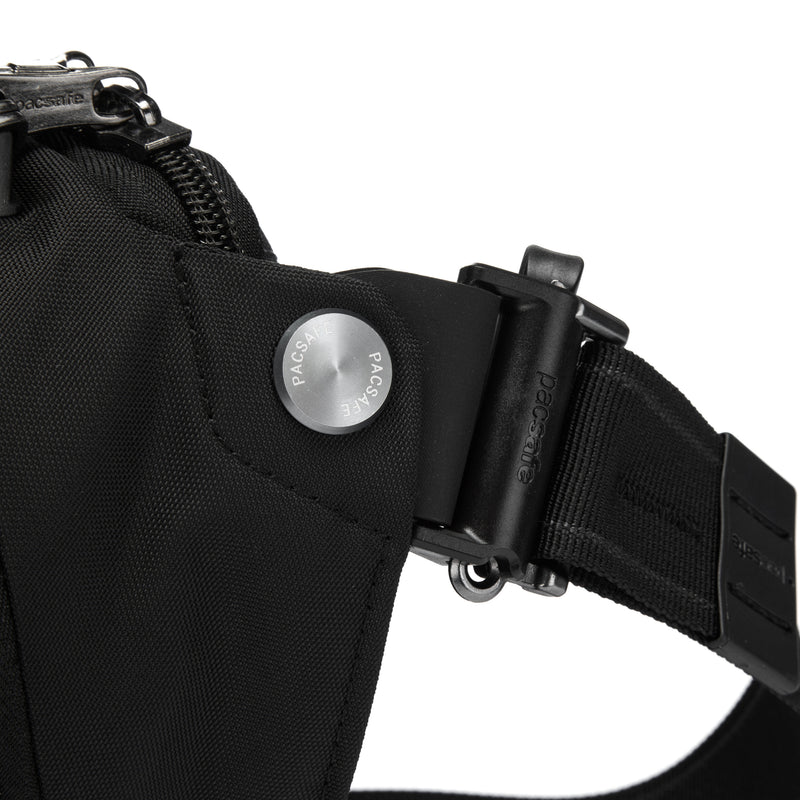 Pacsafe® EXP 12" anti theft sling crossbody, Black