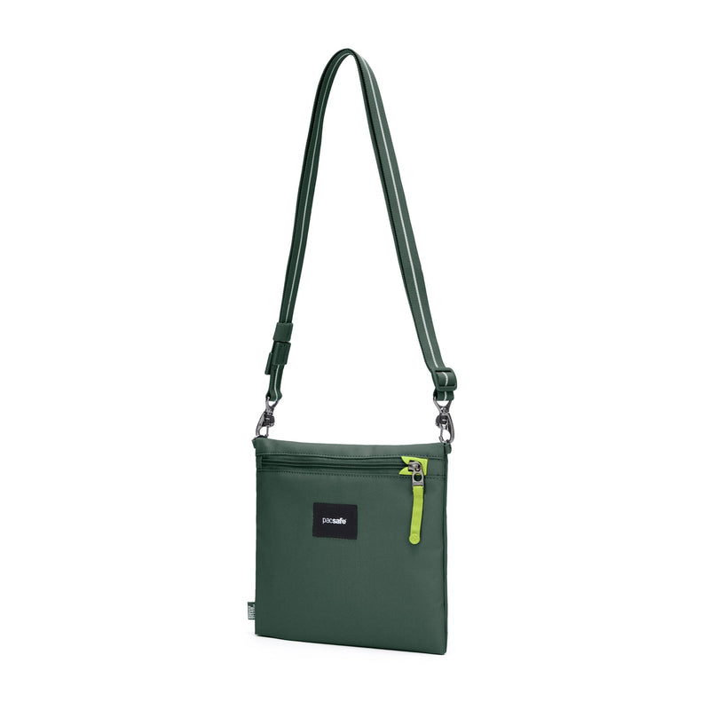 Pacsafe® GO anti-theft crossbody pouch, Spruce Green