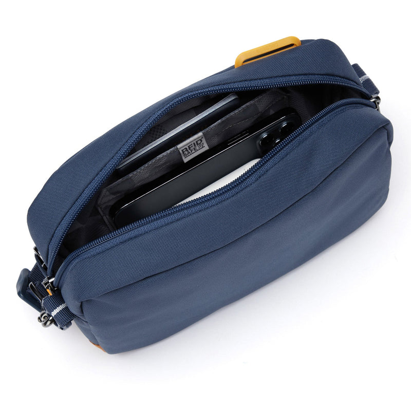 Pacsafe® GO anti-theft crossbody bag, Coastal Blue