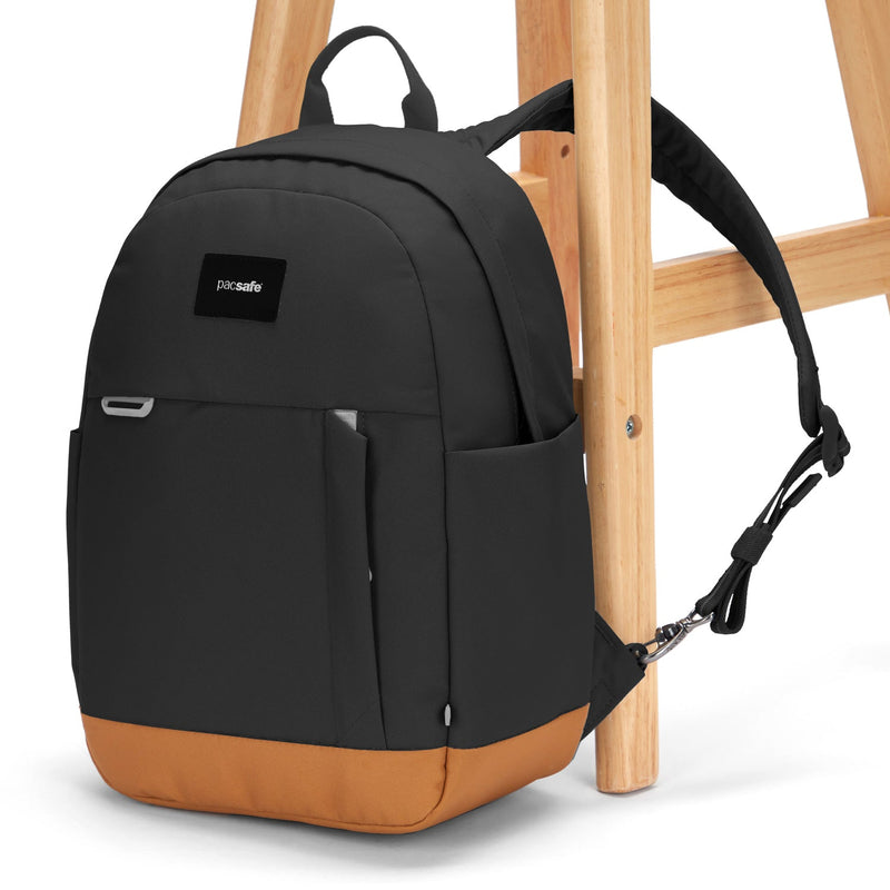 Pacsafe® GO 15L anti-theft backpack, Jet Black