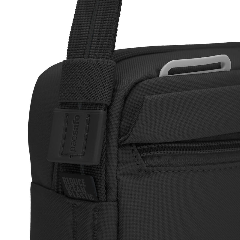Pacsafe® GO anti-theft crossbody bag, Jet Black