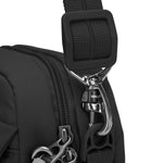 Pacsafe® GO anti-theft crossbody bag, Jet Black