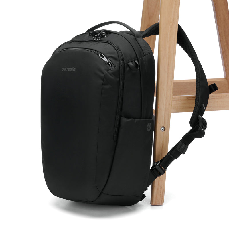 Pacsafe® V 26L anti-theft tour backpack, Jet Black