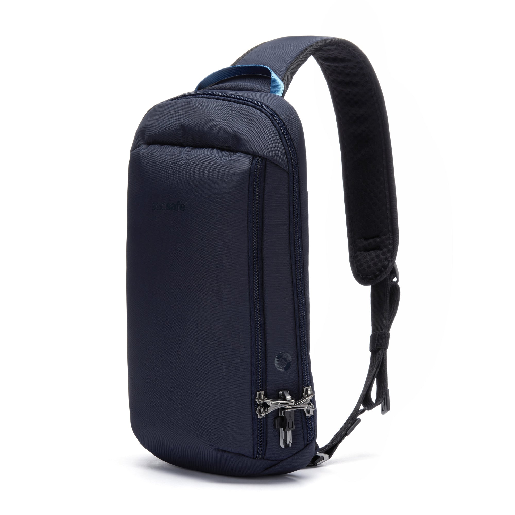 【美品】pacsafe Vibe325 ECONYL sling pack Pacsafe Vibe 325 ECONYL Sling Pack - Ocean - Just Bags