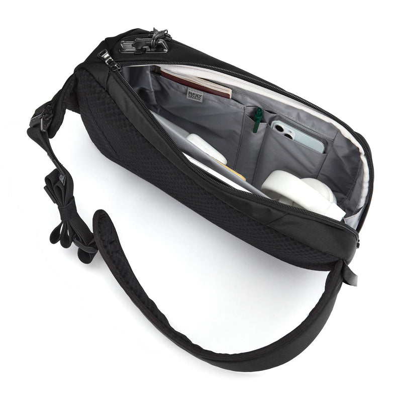 Pacsafe® V Tech anti-theft sling pack, Black
