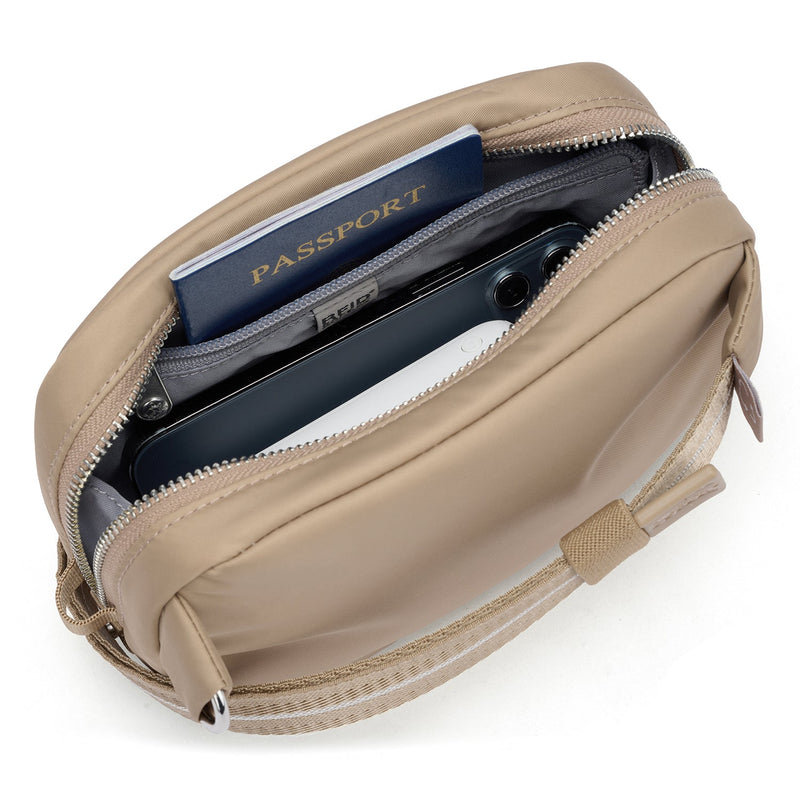 Pacsafe® W Anti-Theft Micro Sling, Taupe