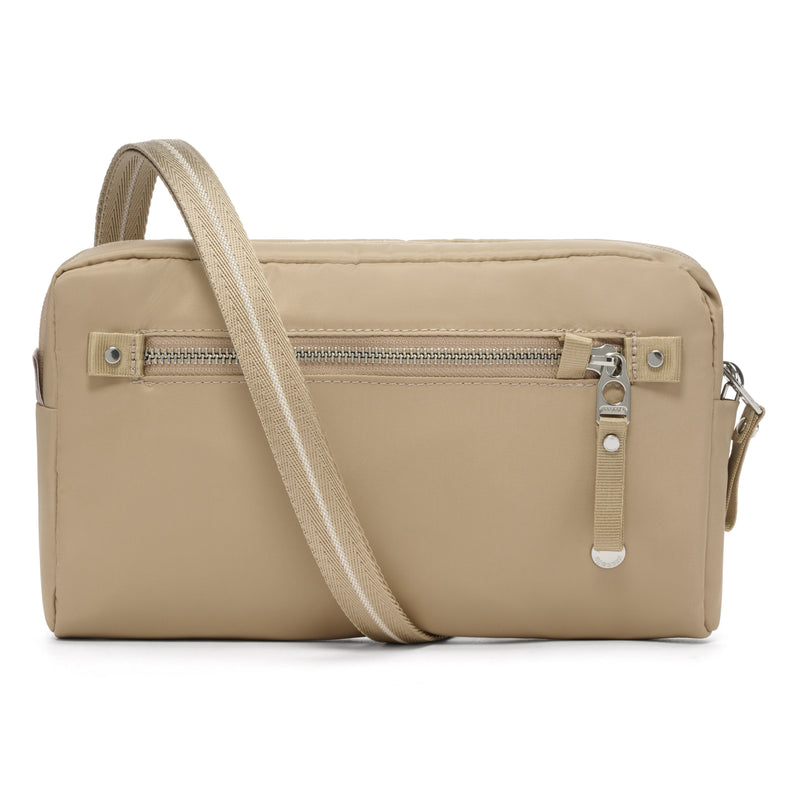 Pacsafe® W anti-theft 3-in-1 sling, Taupe