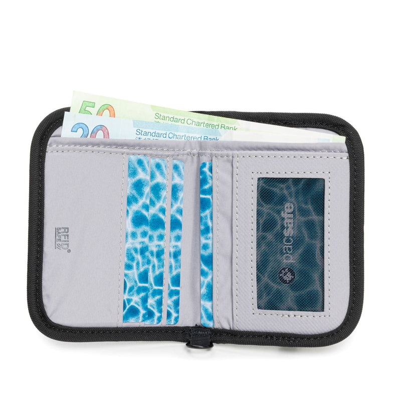 Pacsafe® RFIDsafe™ V50 RFID blocking compact wallet, Black