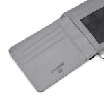 Pacsafe® RFIDsafe™ RFID blocking bifold wallet, Jet Black