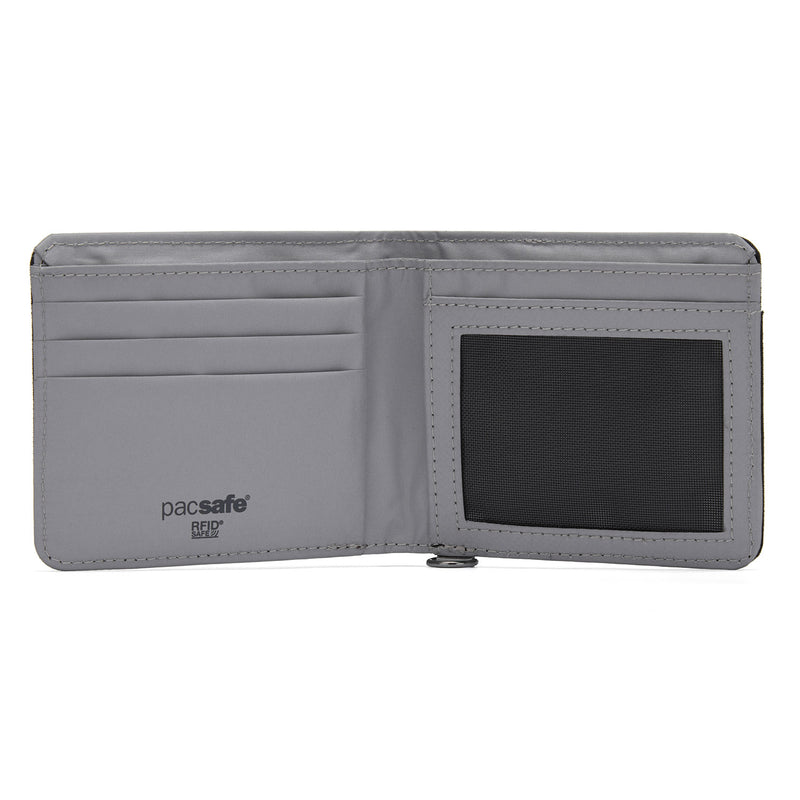 Pacsafe® RFIDsafe™ RFID blocking bifold wallet, Jet Black