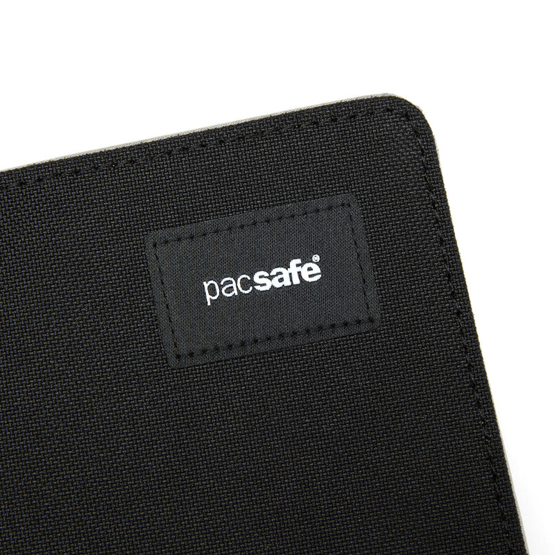 Pacsafe® RFIDsafe™ RFID blocking bifold wallet, Jet Black