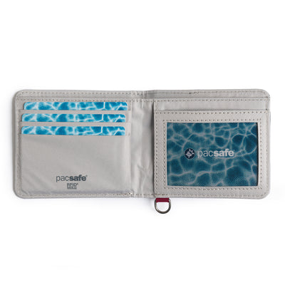 Pacsafe® RFIDsafe™ RFID blocking bifold wallet (lifestyle)