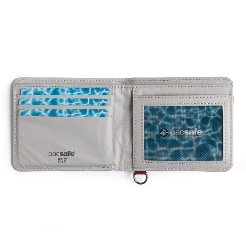 Pacsafe® RFIDsafe™ RFID blocking bifold wallet, Slate