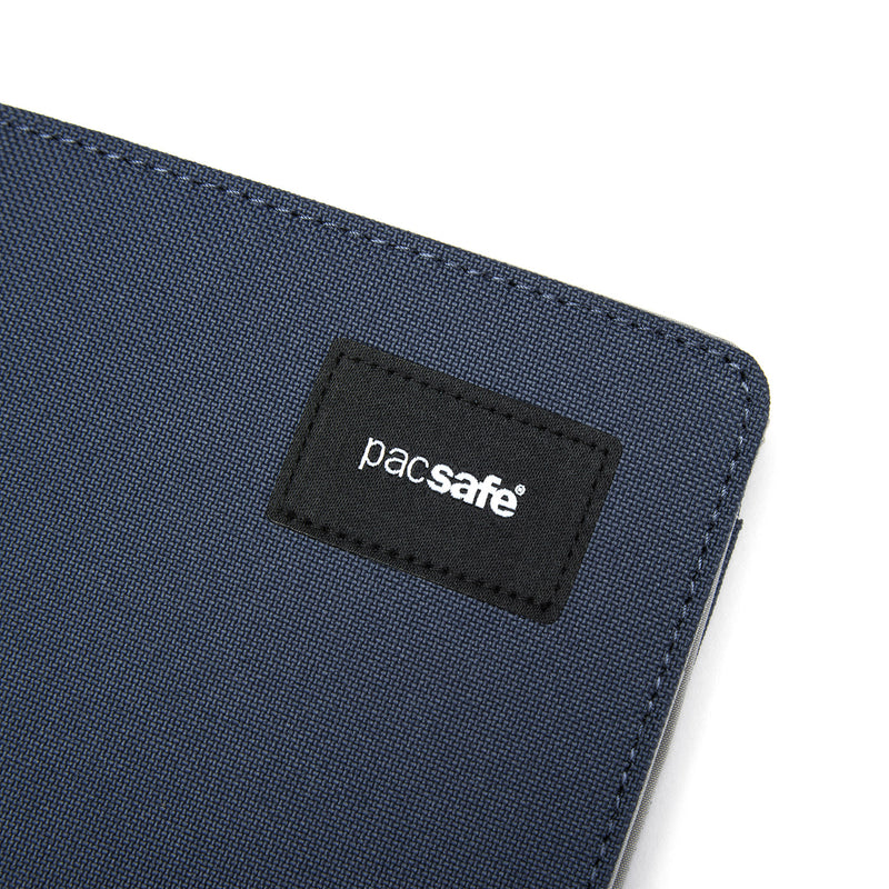 Pacsafe® RFIDsafe™ RFID blocking bifold wallet, Coastal Blue