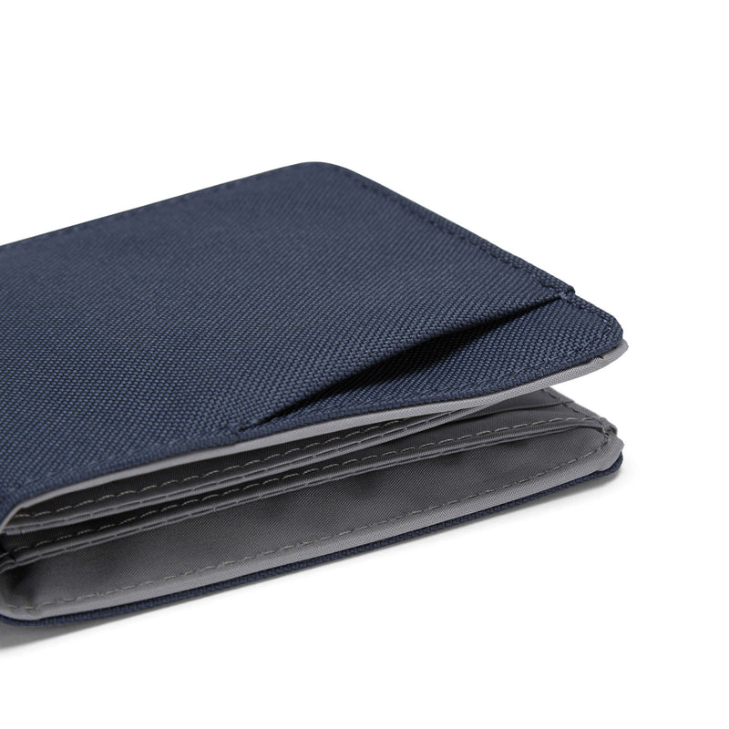 Pacsafe® RFIDsafe™ RFID blocking bifold wallet, Coastal Blue