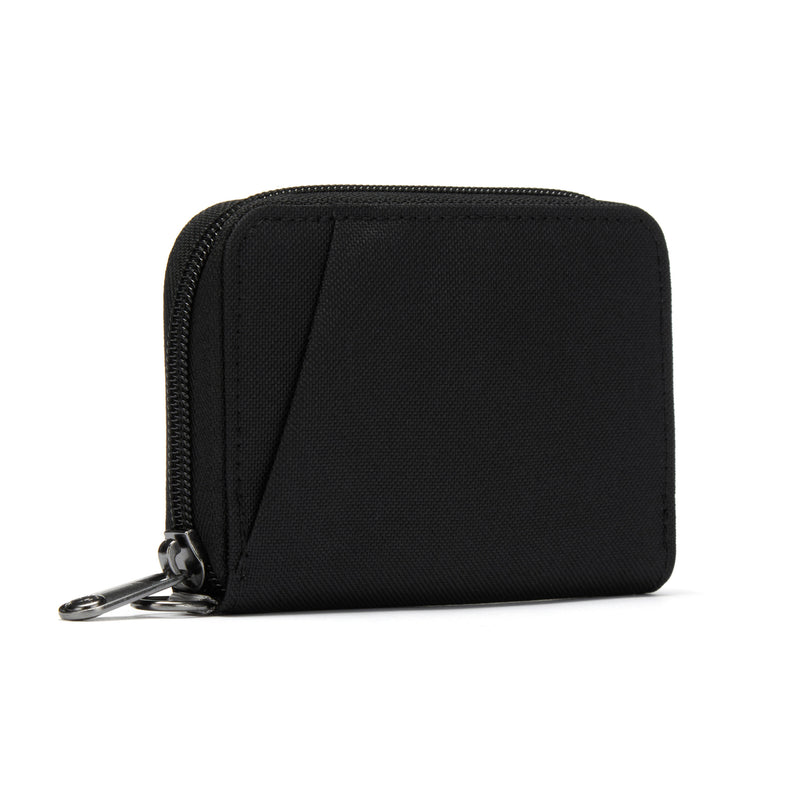 Pacsafe® RFIDsafe™ RFID blocking card wallet, Jet Black