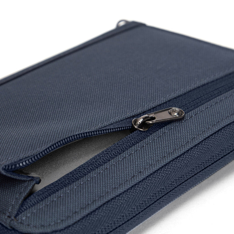 Pacsafe® RFIDsafe™ RFID blocking compact travel organizer, Coastal Blue