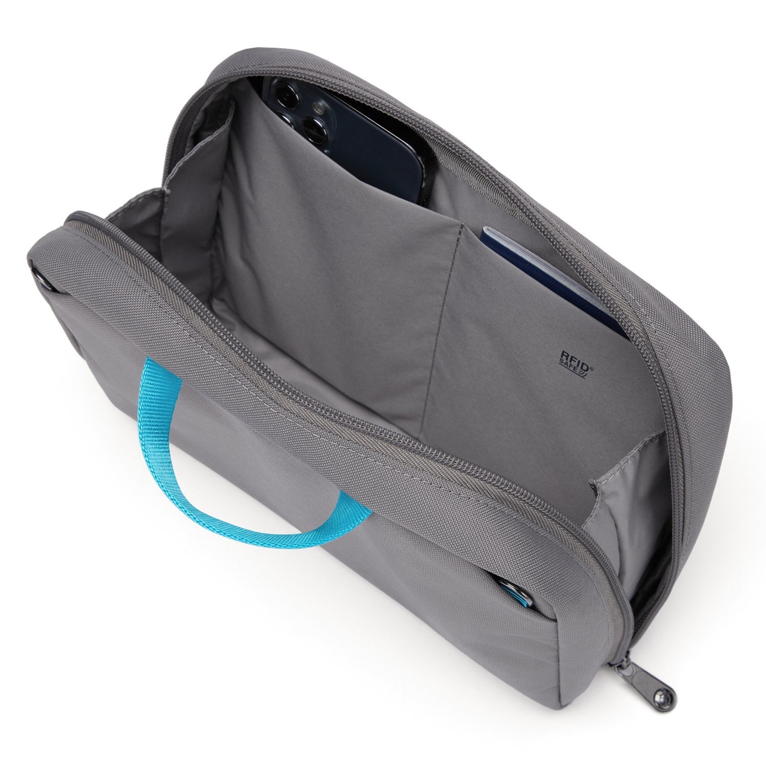 Pacsafe® RFIDsafe™ RFID blocking gear pouch | Pacsafe® – Pacsafe