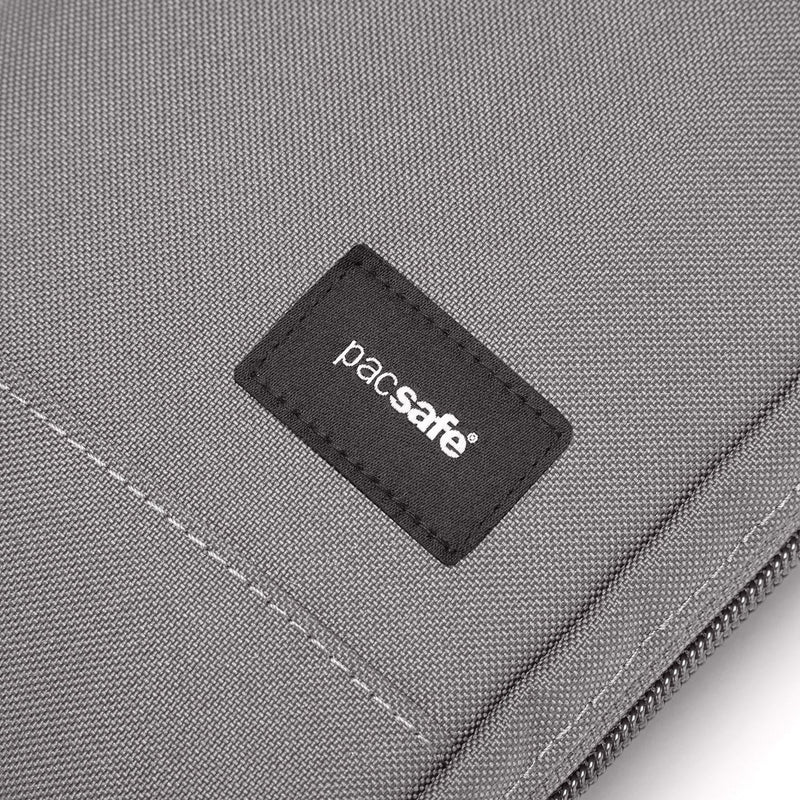 Pacsafe® RFIDsafe™ RFID blocking tech crossbody, Stone