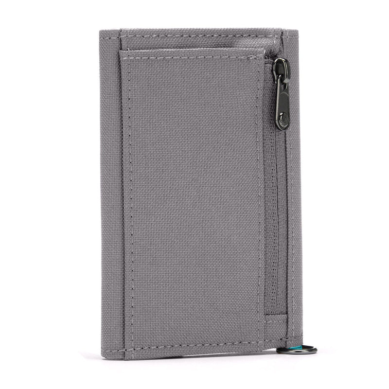 Pacsafe® RFIDsafe™ RFID blocking trifold wallet, Stone