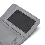 Pacsafe® RFIDsafe™ RFID blocking trifold wallet, Fresh Mint