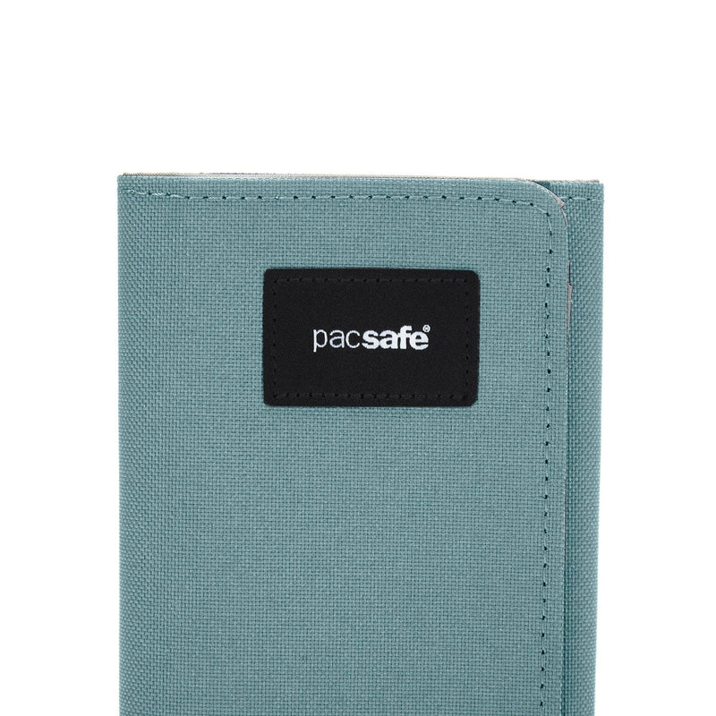 Pacsafe® RFIDsafe™ RFID blocking trifold wallet, Fresh Mint