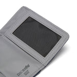 Pacsafe® RFIDsafe™ RFID blocking trifold wallet, Coastal Blue