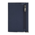Pacsafe® RFIDsafe™ RFID blocking trifold wallet, Coastal Blue