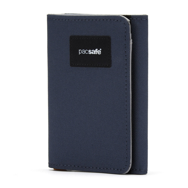 Pacsafe® RFIDsafe™ RFID blocking trifold wallet, Coastal Blue