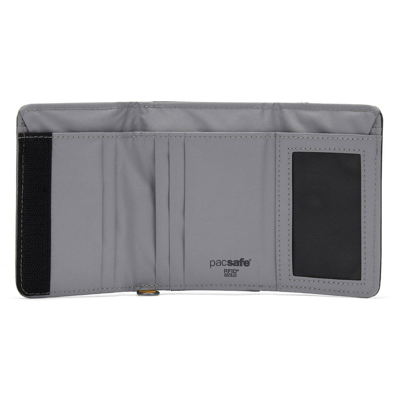 Pacsafe® RFIDsafe™ RFID blocking trifold wallet, Coastal Blue
