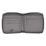 Pacsafe® RFIDsafe™ RFID blocking zip around wallet, Stone
