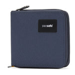Pacsafe® RFIDsafe™ RFID blocking zip around wallet, Coastal Blue