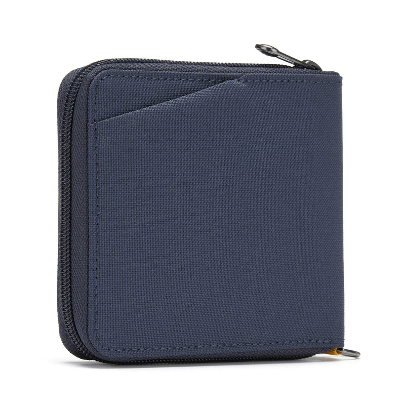 Pacsafe® RFIDsafe™ RFID blocking zip around wallet, Coastal Blue