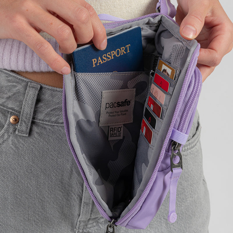 Pacsafe® GO Anti-Theft Tech Crossbody, Lavender