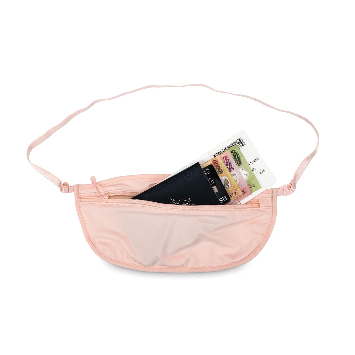 Coversafe S100 Secret Travel Waist Pouch, Orchid Pink