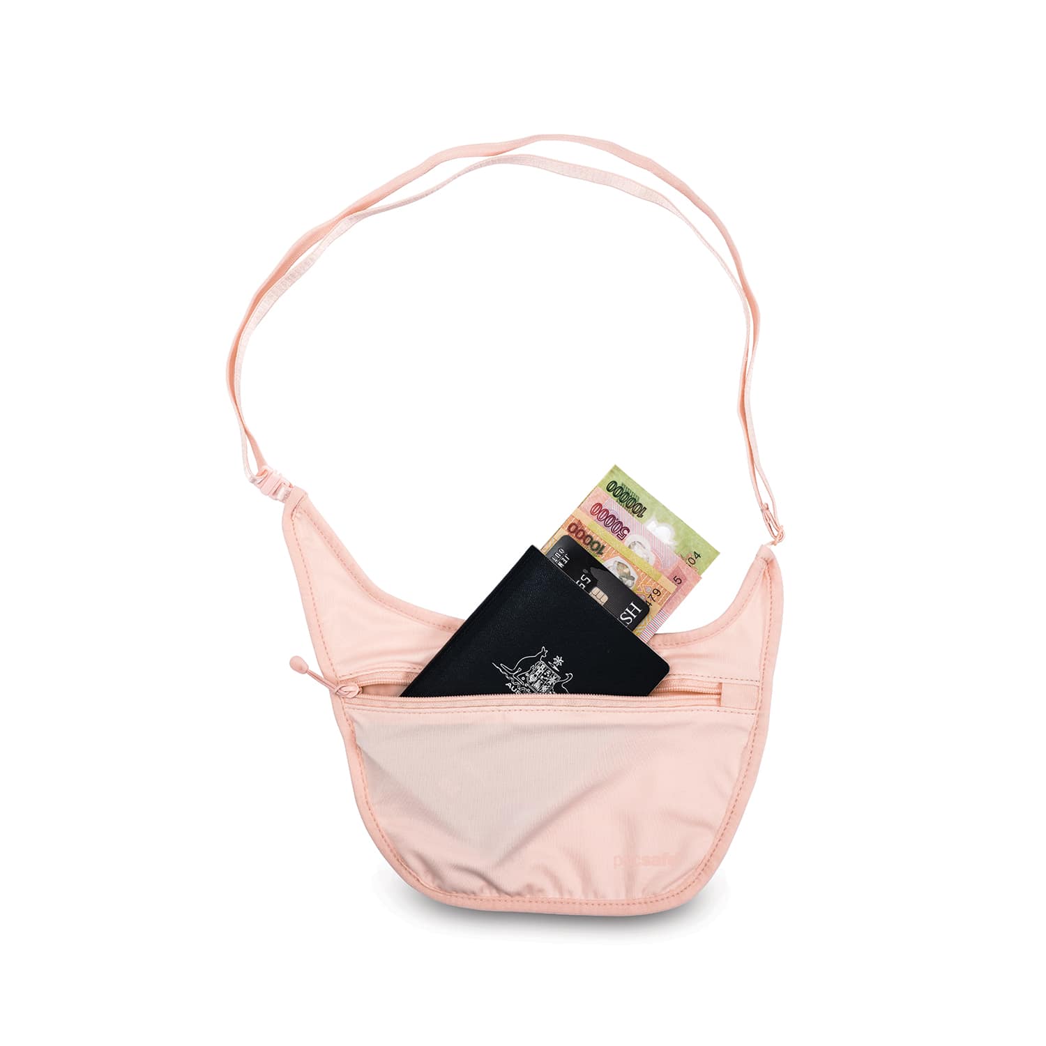 Coversafe S80 Secret Travel Body Pouch, Orchid Pink