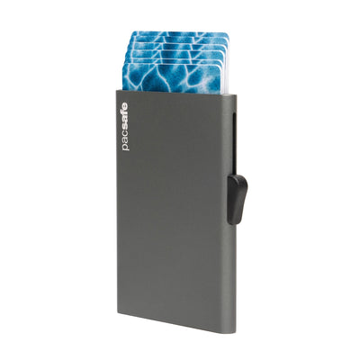Pacsafe® RFIDsafe™ RFID blocking aluminum slider wallet