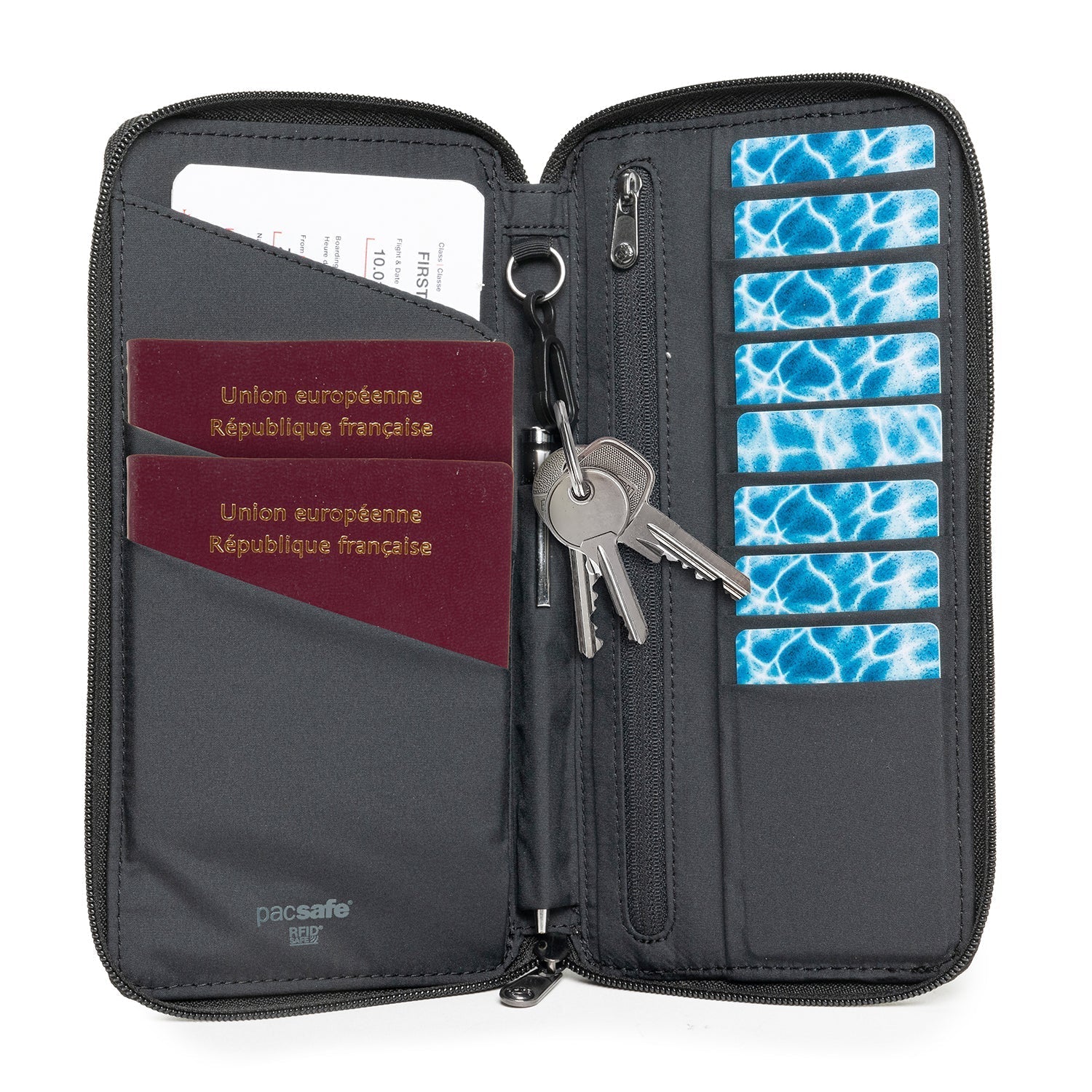 RFIDsafe™ RFID 屏蔽旅行銀包