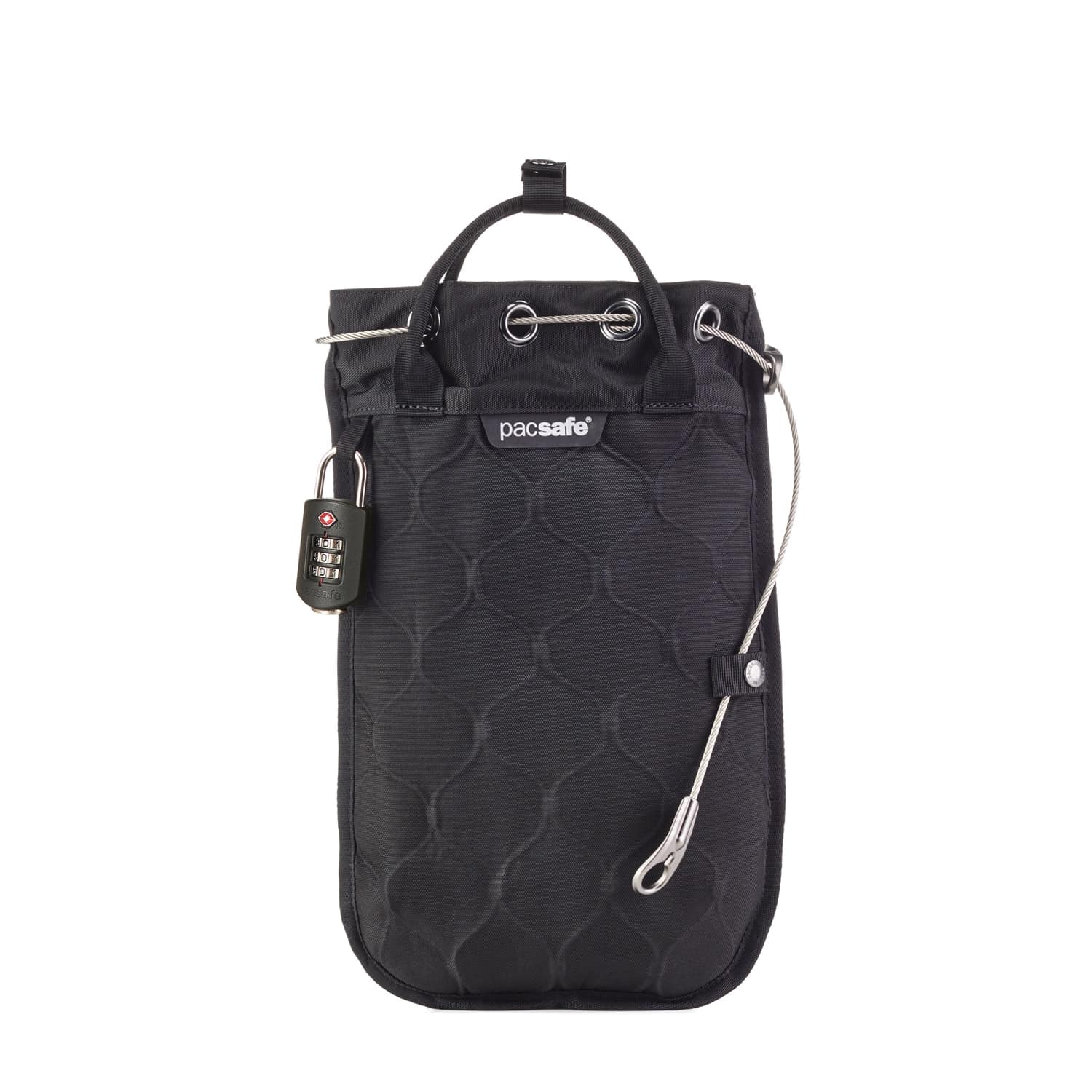 Thief safe backpack top